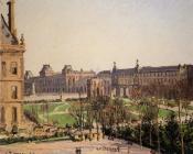 卡米耶 毕沙罗 : The Carrousel, Afternoon Sun